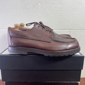 FILSON Uplander Brown Leather Oxford Casual Shoes Lug Sole Lace Up Men's 13 US